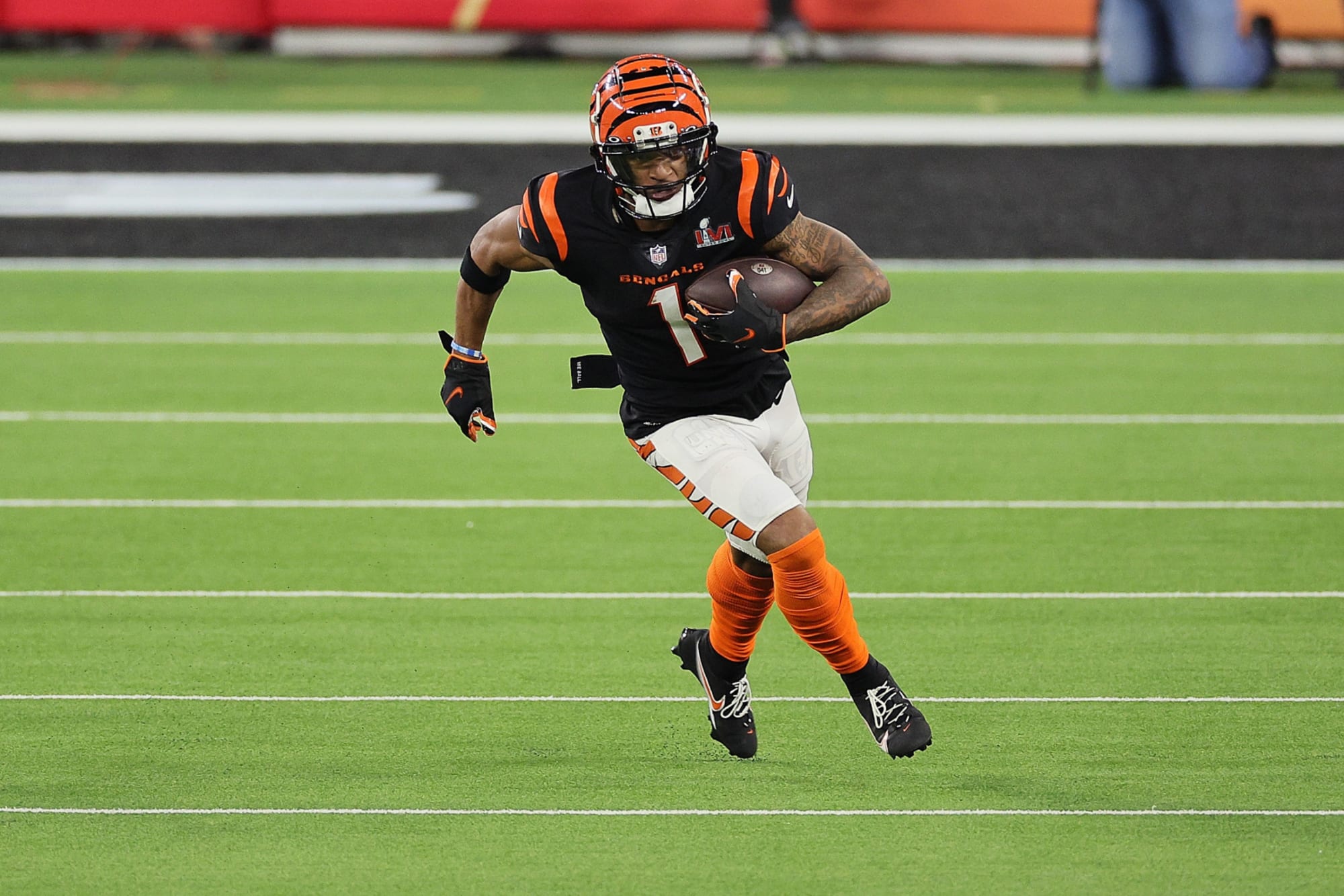 Ja'Marr Chase was painfully wide open on...