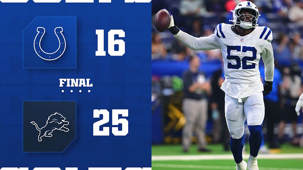 Rookies shine as Colts drop preseason finale to...