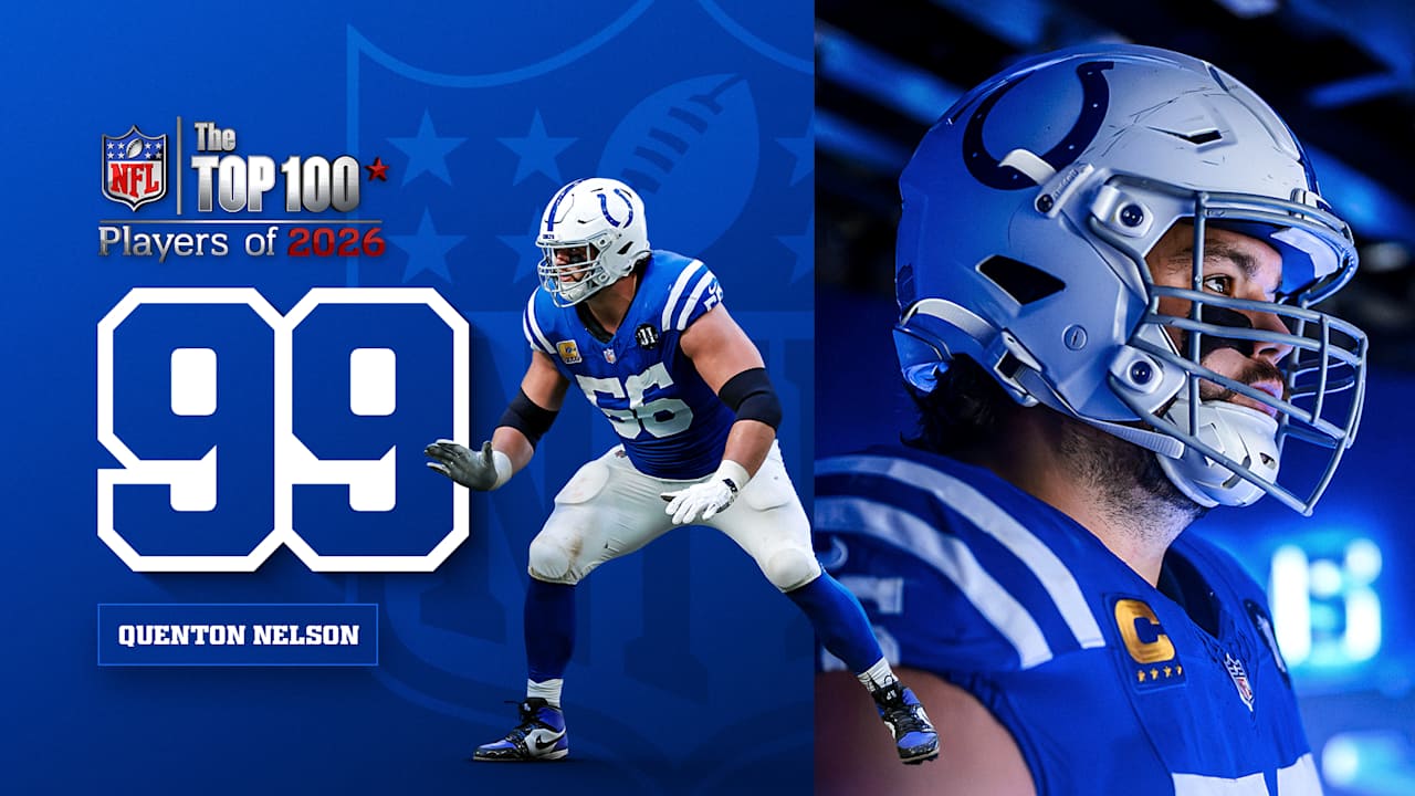Quenton Nelson ranks No. 99 in NFL's Top-100 list