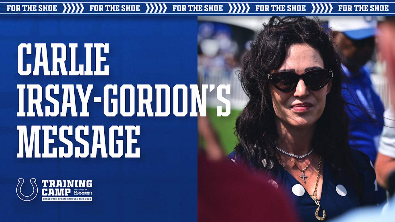 Carlie Irsay-Gordon's mantra for 2026 Colts is...