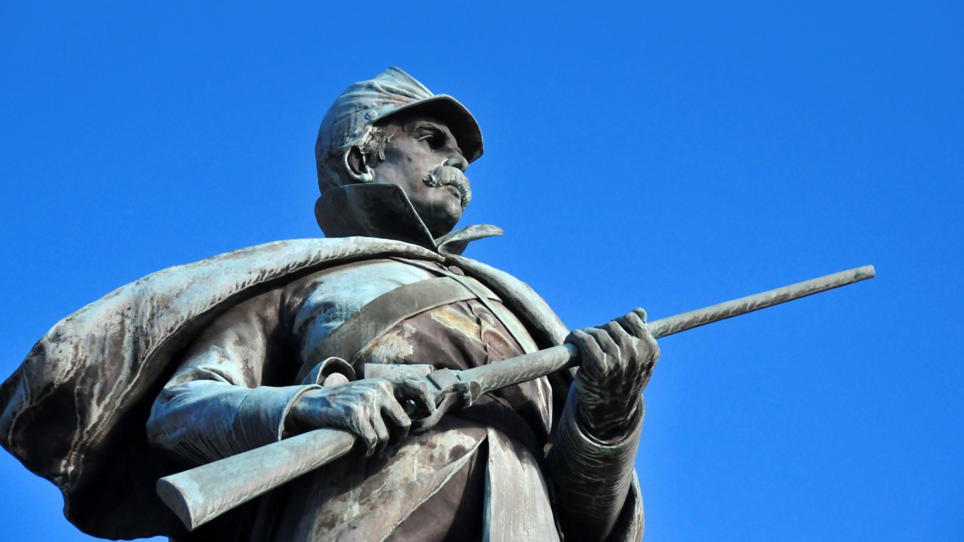 States With the Highest Civil War Death Toll 24/7 Tempo