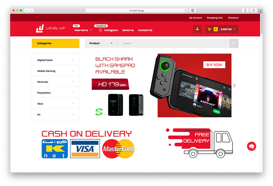 LevelUp Online Video Game Store 248AM