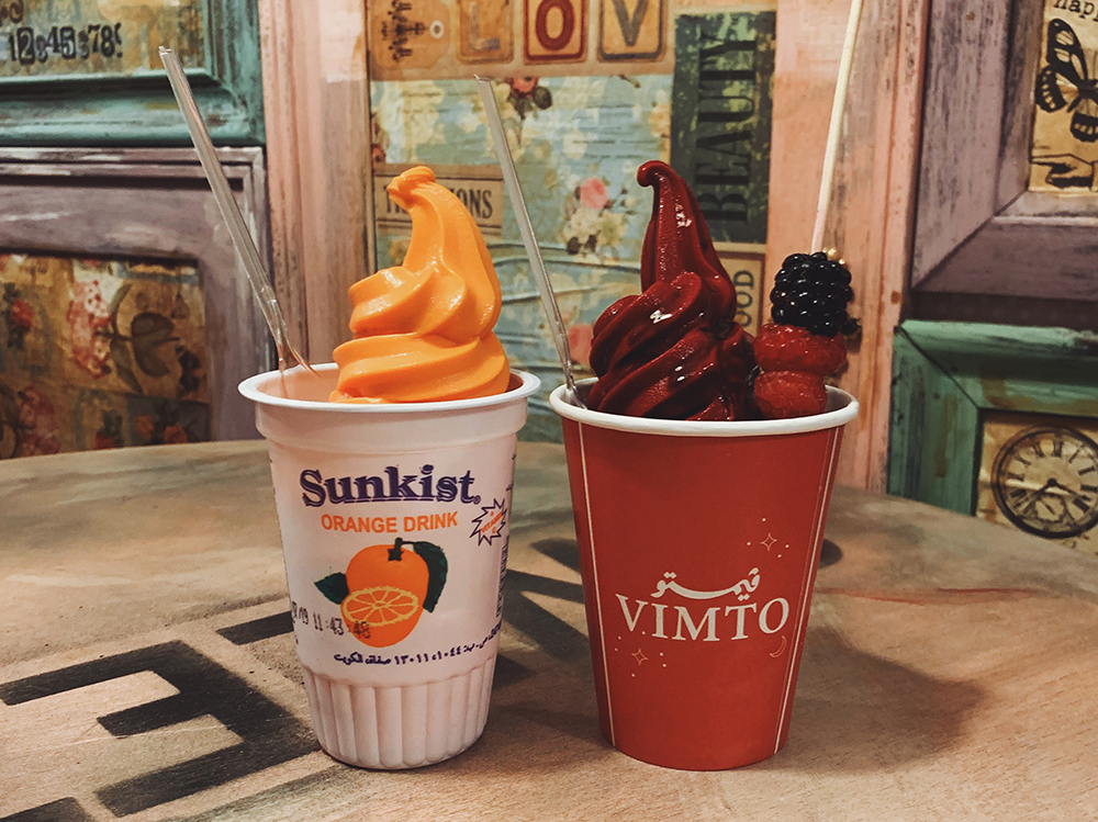 Sunkist and Vimto Soft Serve Ice Cream 248AM