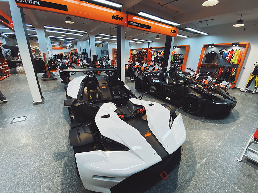 New KTM Showroom 248AM