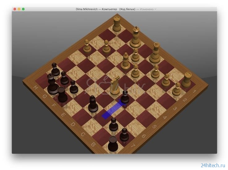 Шахматы на Mac обзор стандартного macOSприложения Chess, о котором