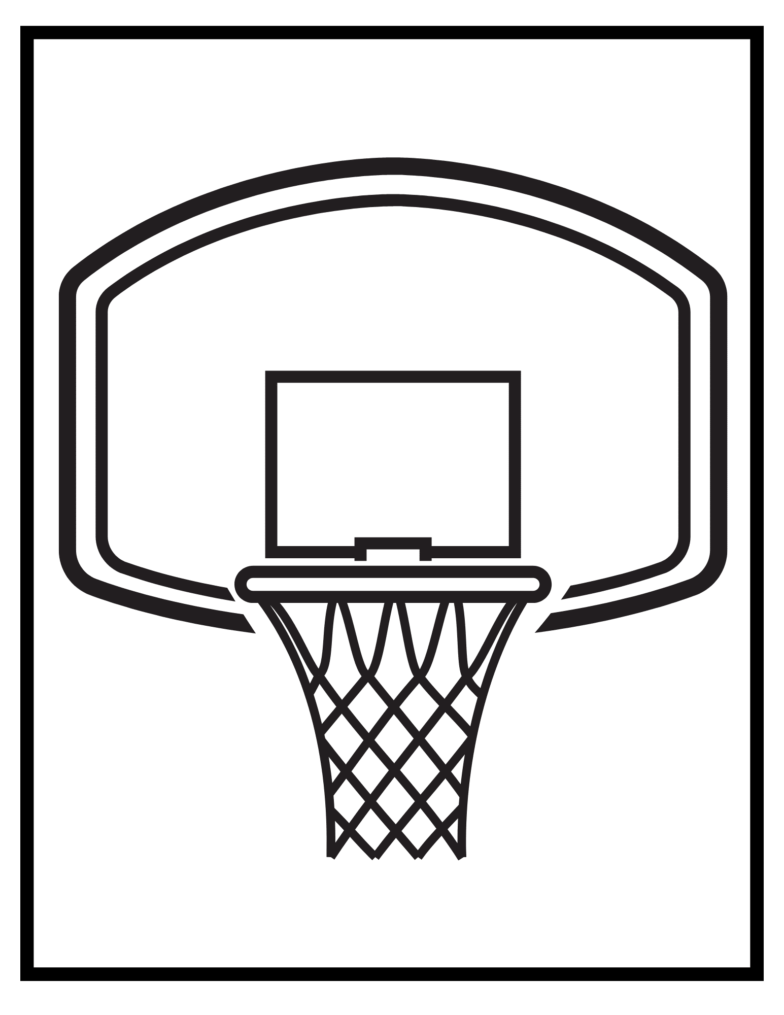 25 Free Basketball Coloring Pages
