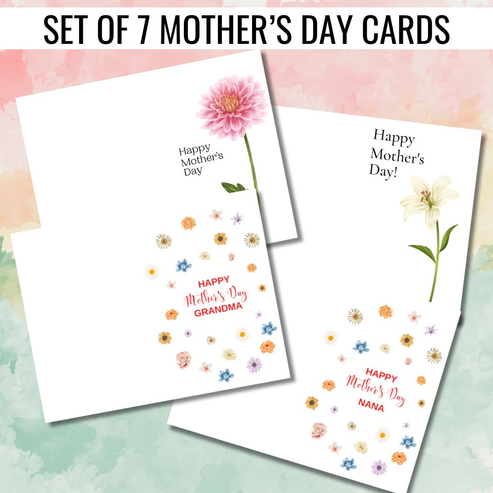 Mother's Day Printable Gift Bundle – 24hourprintables.com