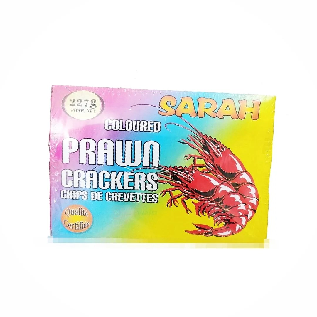 sarah coloured prawn crackers 227g • 24 Hours Market Lagos, Nigeria