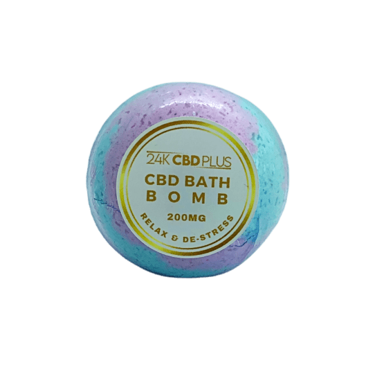 CBD Bath Bomb soak away the stress and tension of the day