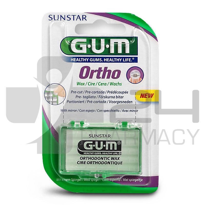 GUM ORTHODONTIC WAX UNFLAVORED ΟΡΘΟΔΟΝΤΙΚΟ ΚΕΡΙ 24pharmacy.gr