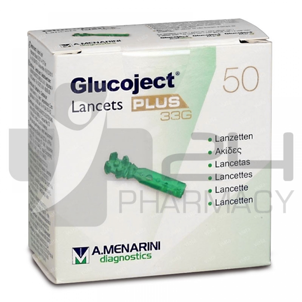 GLUCOJECT PLUS 33GR ΒΕΛΟΝΕΣ ΜΕΤΡΗΣΗΣ ΣΑΚΧΑΡΟΥ 50 ΤΜΧ 24pharmacy.gr