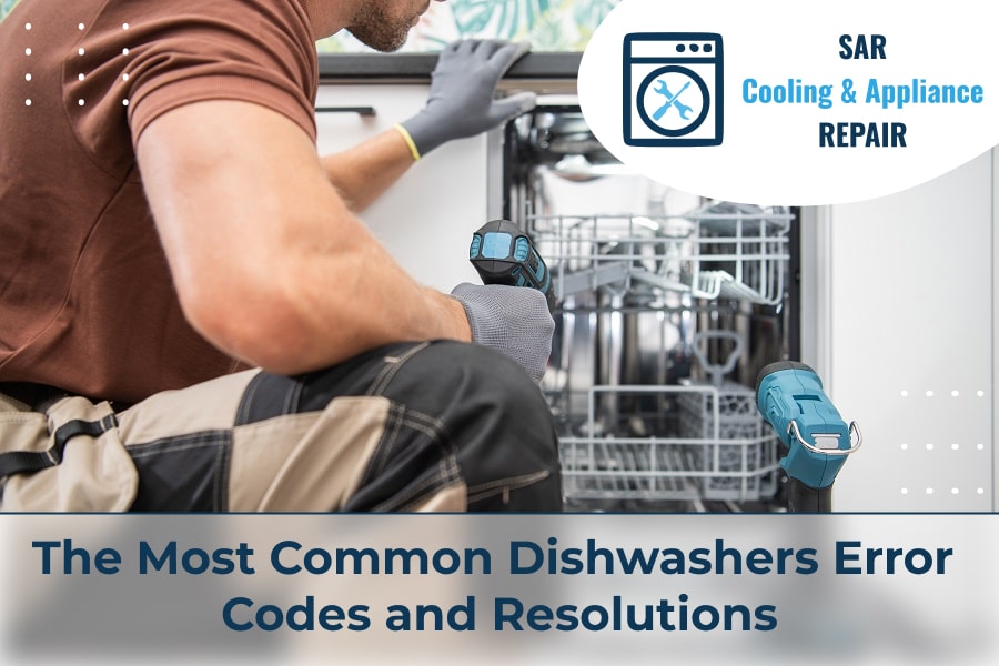 The Most Common Dishwashers Error Codes and Resolutions