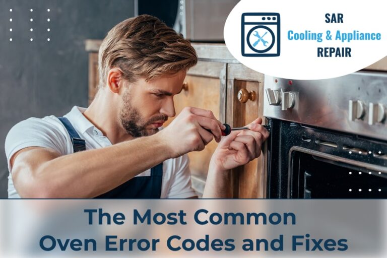 The Most Common Oven Error Codes and Fixes Codes on the Oven