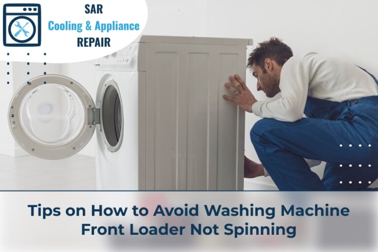 Washing machine front loader not spinning Common Reasons