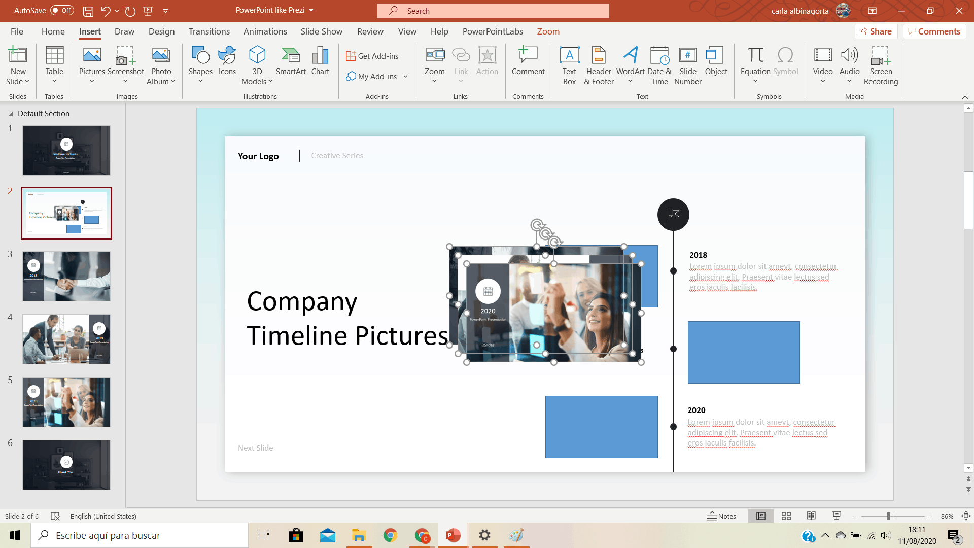 Make a PowerPoint Look Like a Prezi Presentation