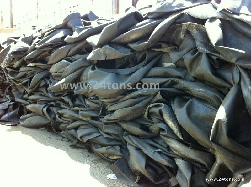Truck tire inner tubes. Used, scrap semi tubes & flaps