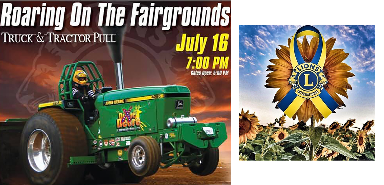 Roaring on the Fairgrounds Truck and Tractor Pull Set for July 16 in