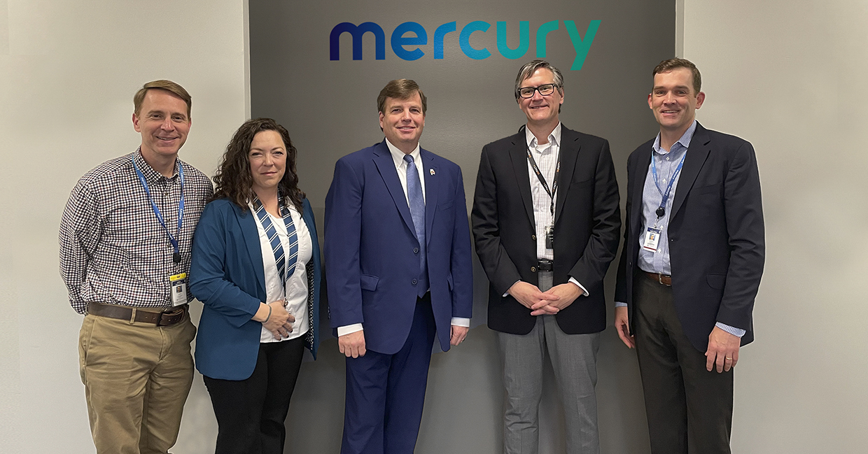 Mercury Systems hosts Strong at Huntsville facility