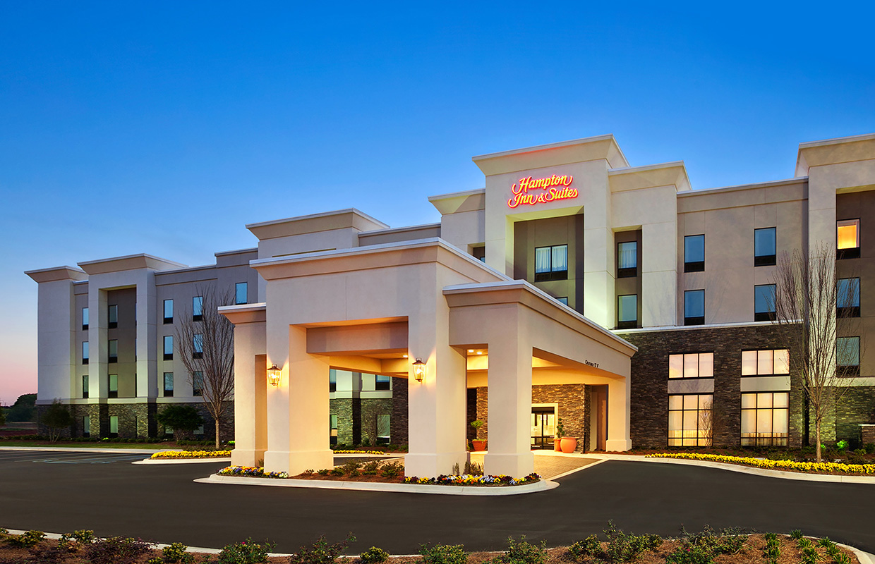 The apple of their eye Hampton Inn & Suites Research Park honored