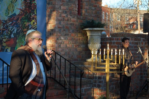 Chabad Of Southampton Jewish Center Hosts Menorah Lighting