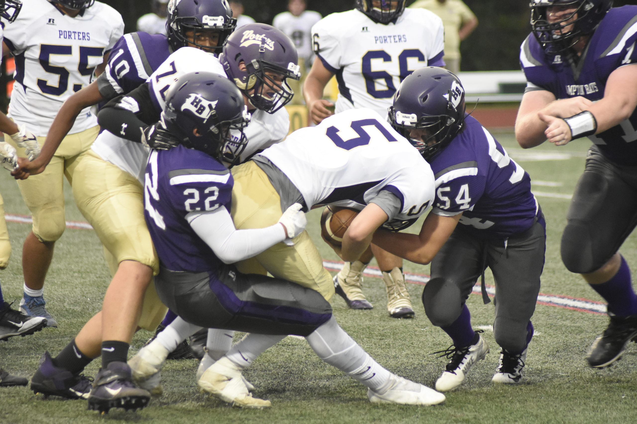 Hampton Bays Football Falls To Greenport 27 East