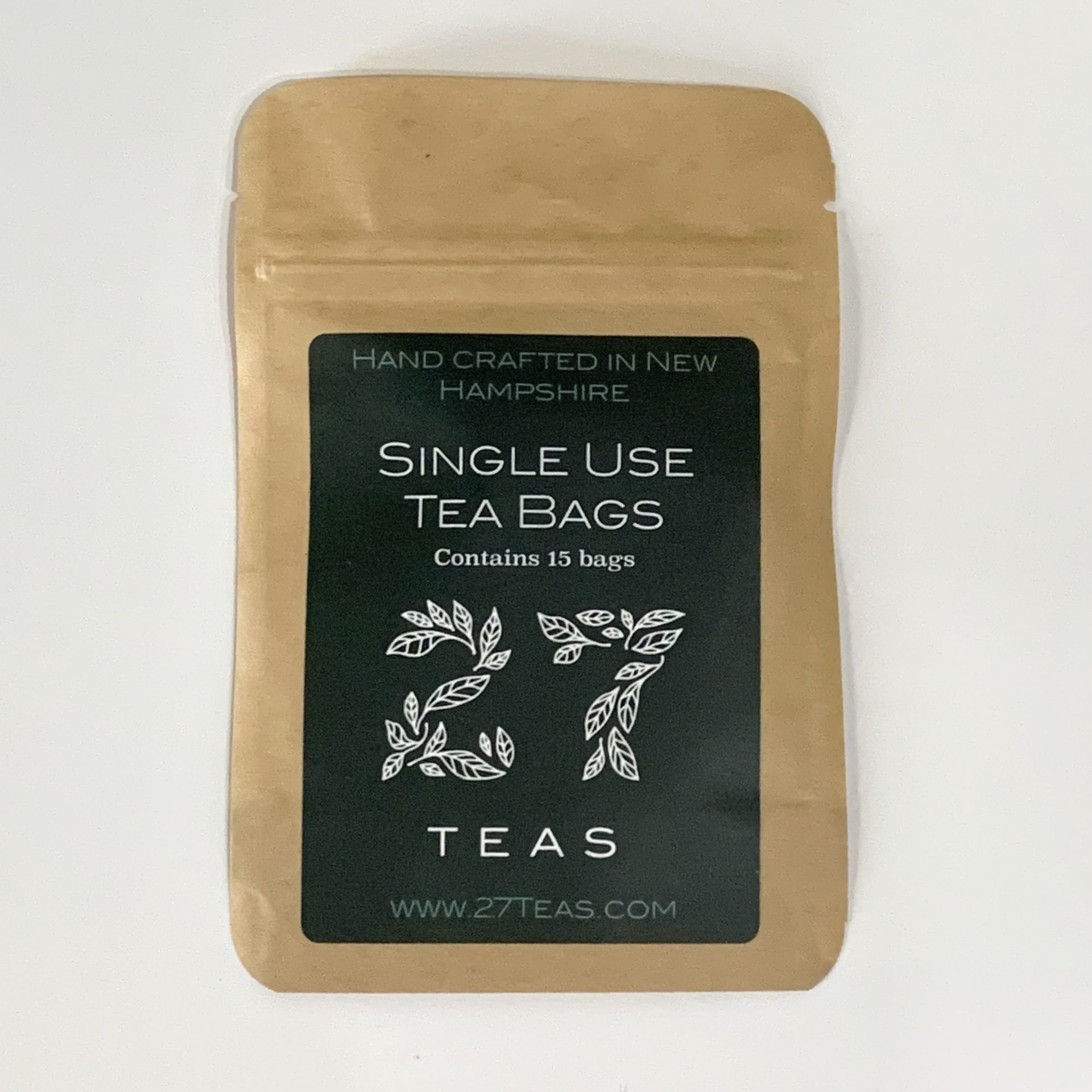 Single Use Paper Tea Bags 27 Teas Tea bags
