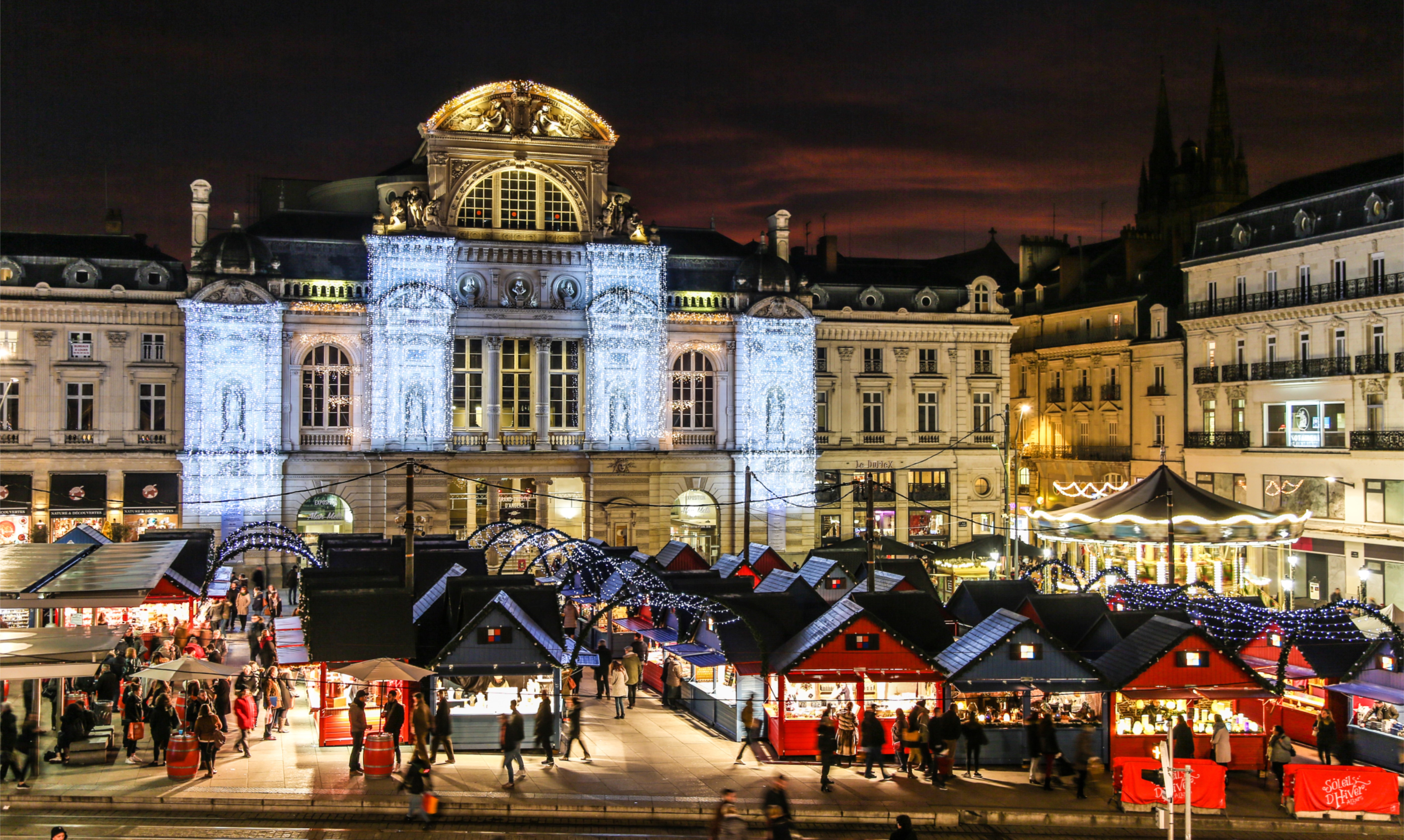 Marché de Noël d'Angers 2A Organisation, le commerce