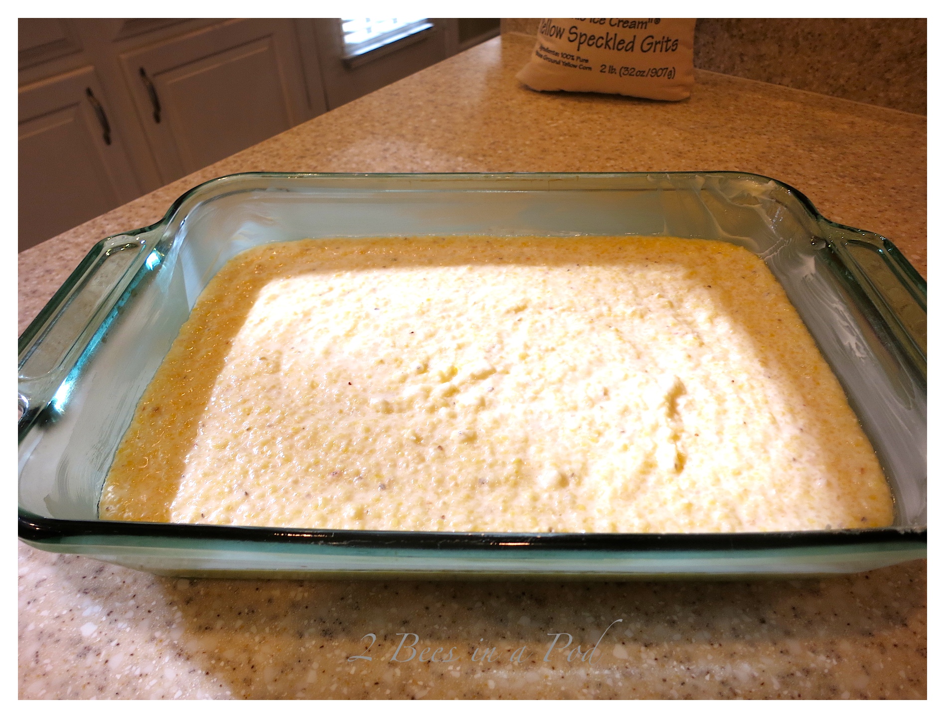 Decadent Parmesan Cheese Grits... 2 Bees in a Pod