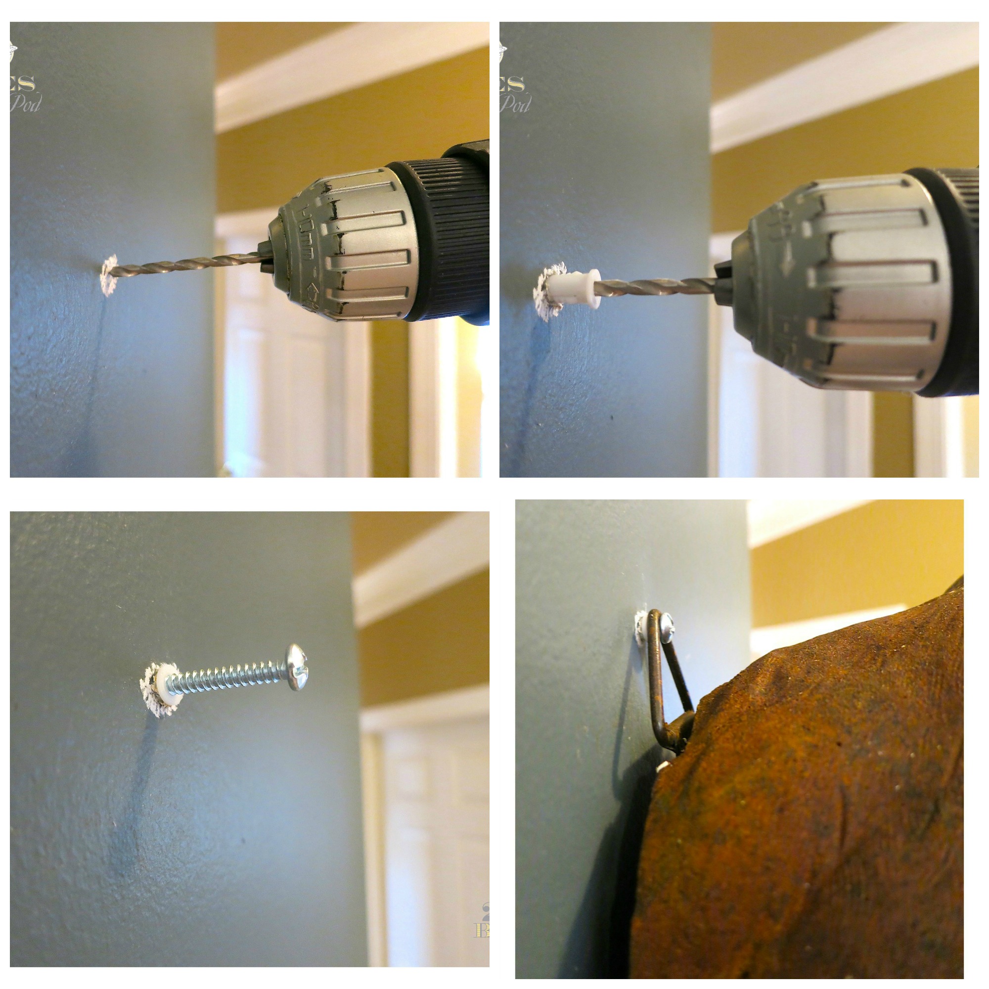 How To Hang Something Heavy When There is No Stud in The