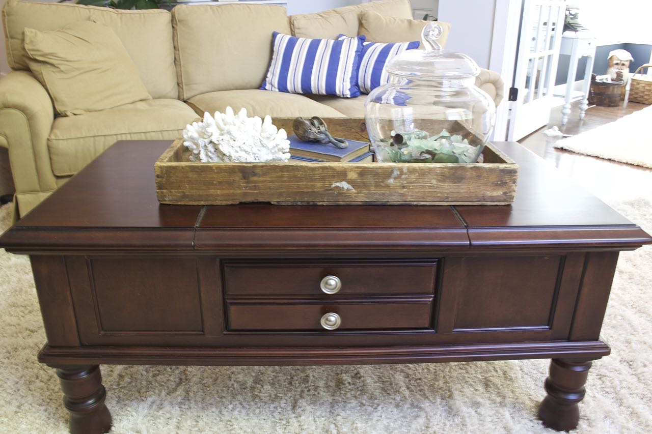 Coastal Inspired Coffee Table 2 Bees in a Pod