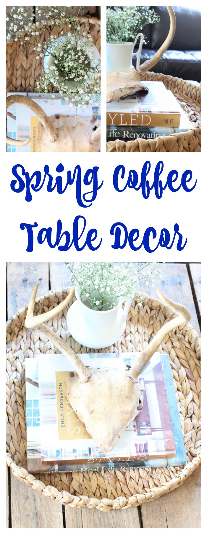 Spring Coffee Table Decor 2 Bees in a Pod