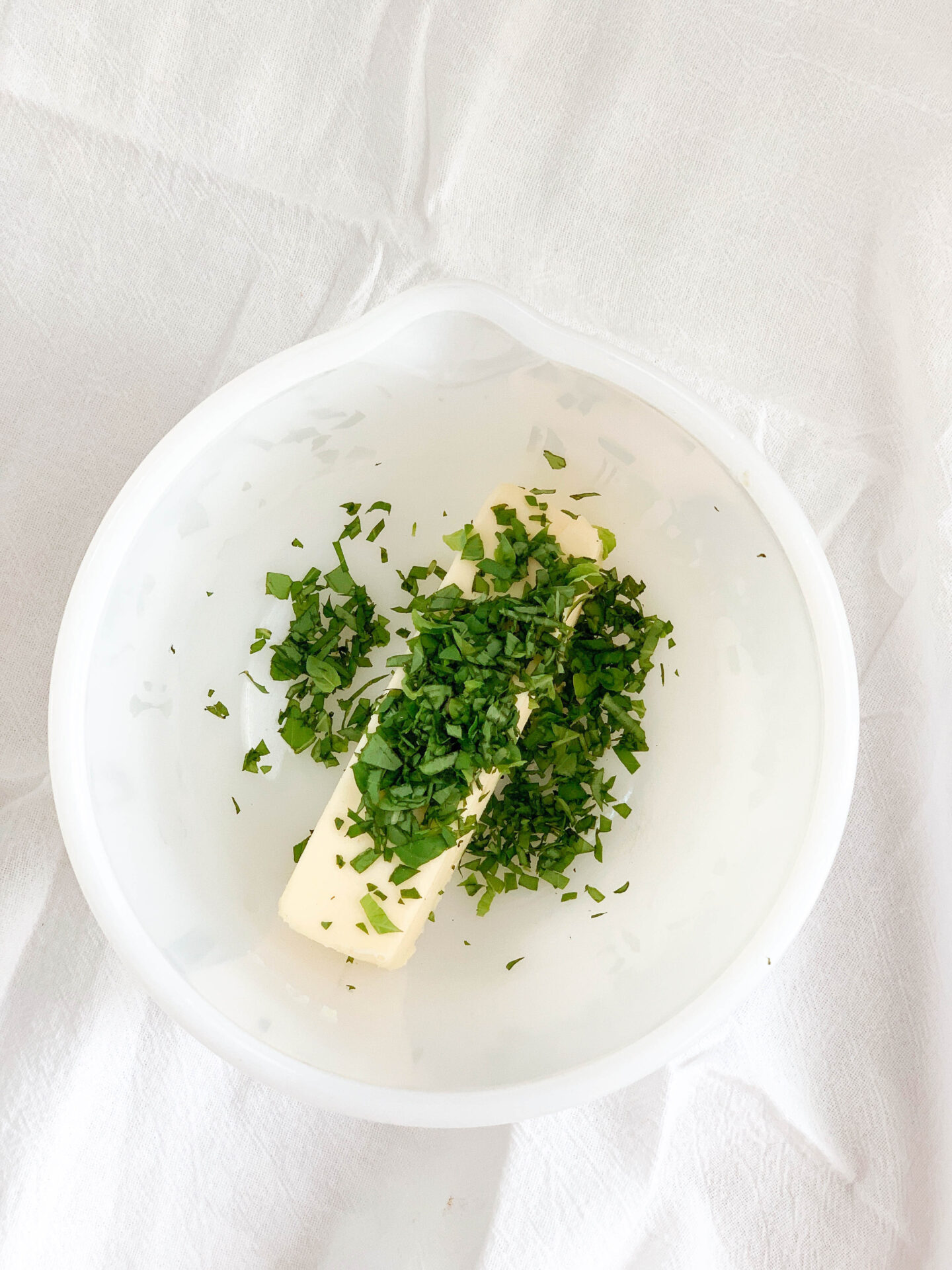 Fresh Basil Butter 2 Bees in a Pod