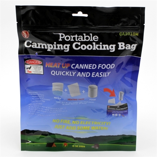 Camping Cooking Bag w/ 10 heating pads Be Ready Earthquake and