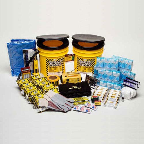 Deluxe Office Emergency Kit for 10 Be Ready Earthquake and Survival