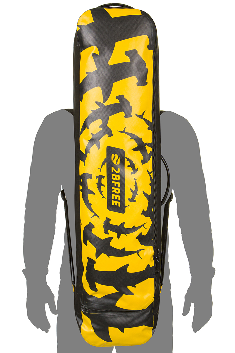 2BFREE Long Fins Freediving Bag "Sharks" 2 b free equipment