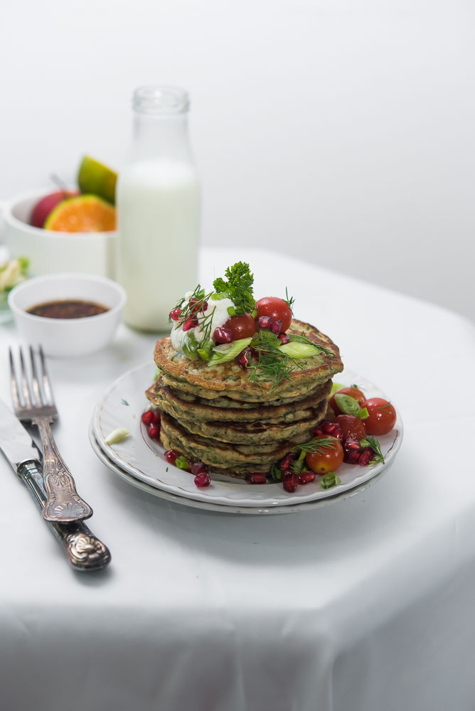 Healthy Glutenfree Savoury Pancakes 2 Bliss of Baking