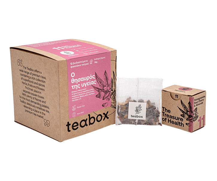 The treasure of health Pomegranate, sour cherry & almonds