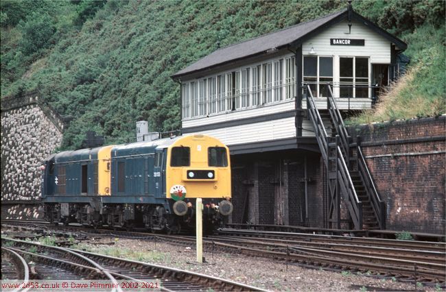 Railways of North Wales 19751983 bangor22nd July 1979