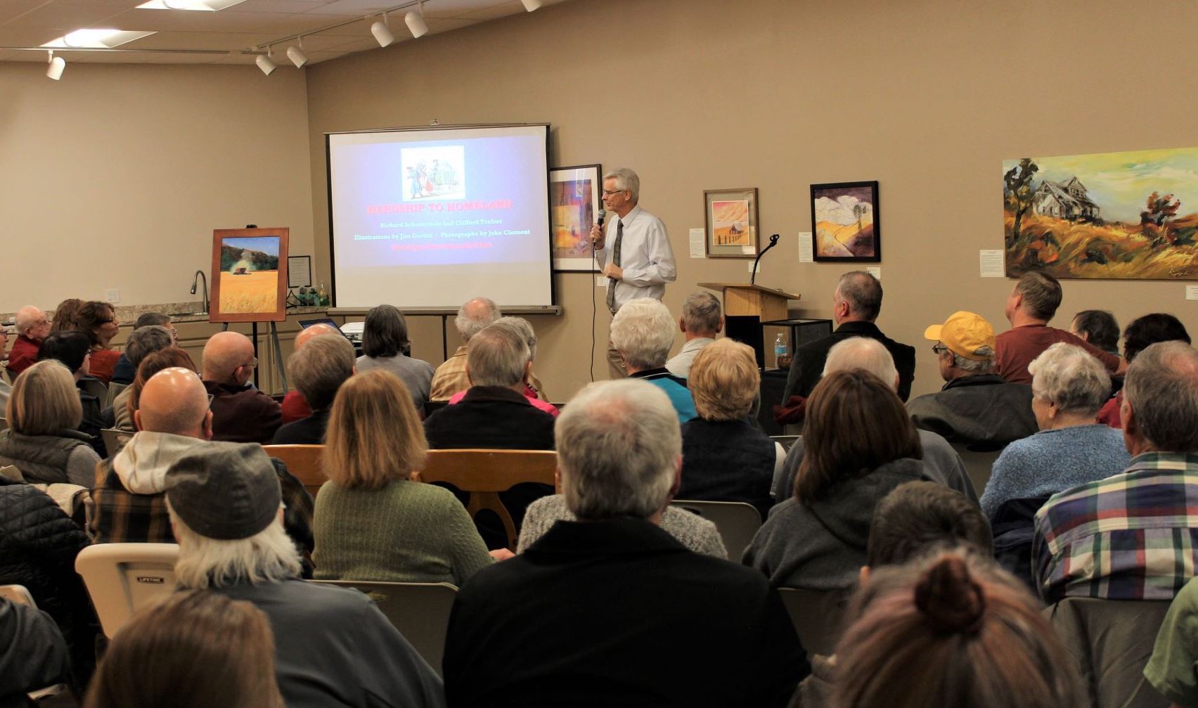 Libey Gallery in The Center at Colfax Library 2dnw Artisan Trail Guide