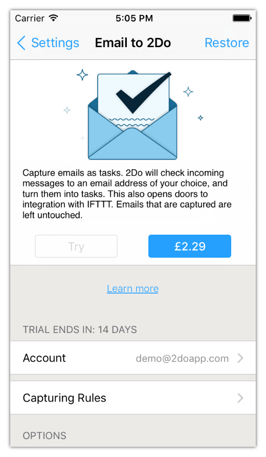 Learn how to Capture emails as Tasks