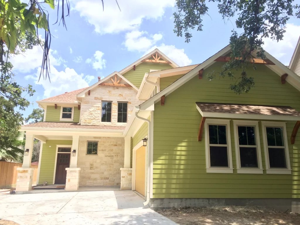 Green Siding Color Stunning Combinations 2FL