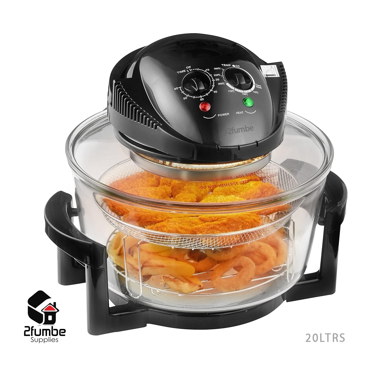 Transform Your Cooking with the Schallen 17L Deluxe Black & Glass Air