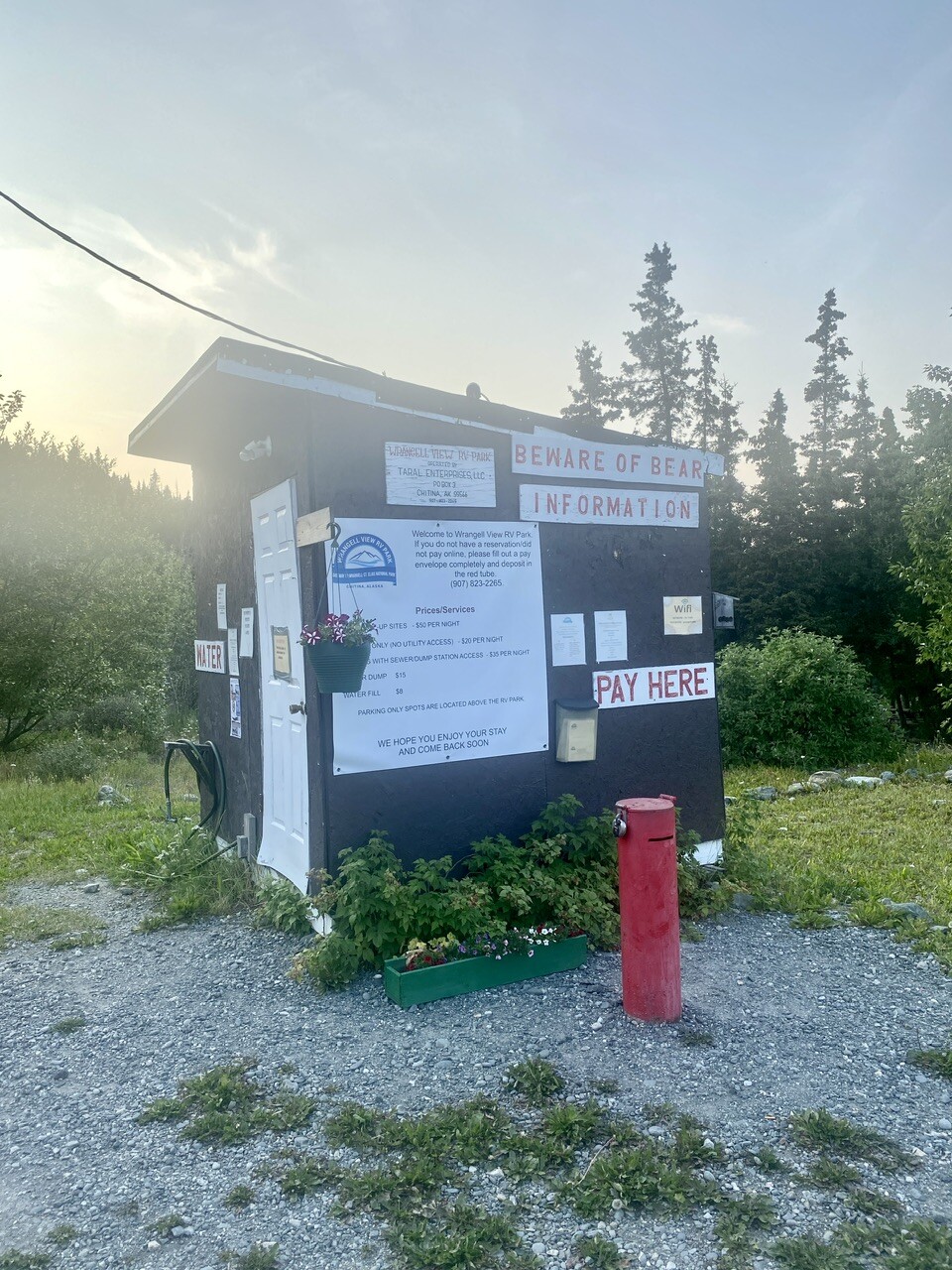 “USA Alaska Scenic Drive From Valdez to Chitina, and at the Wrangell View RV Park” 2 Gypsies