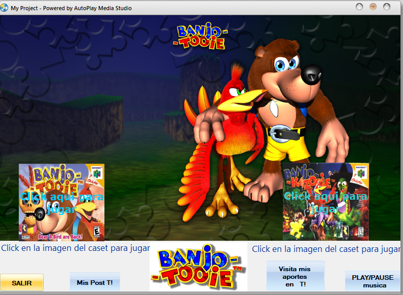 Banjo Kazooie y Tooie para pc