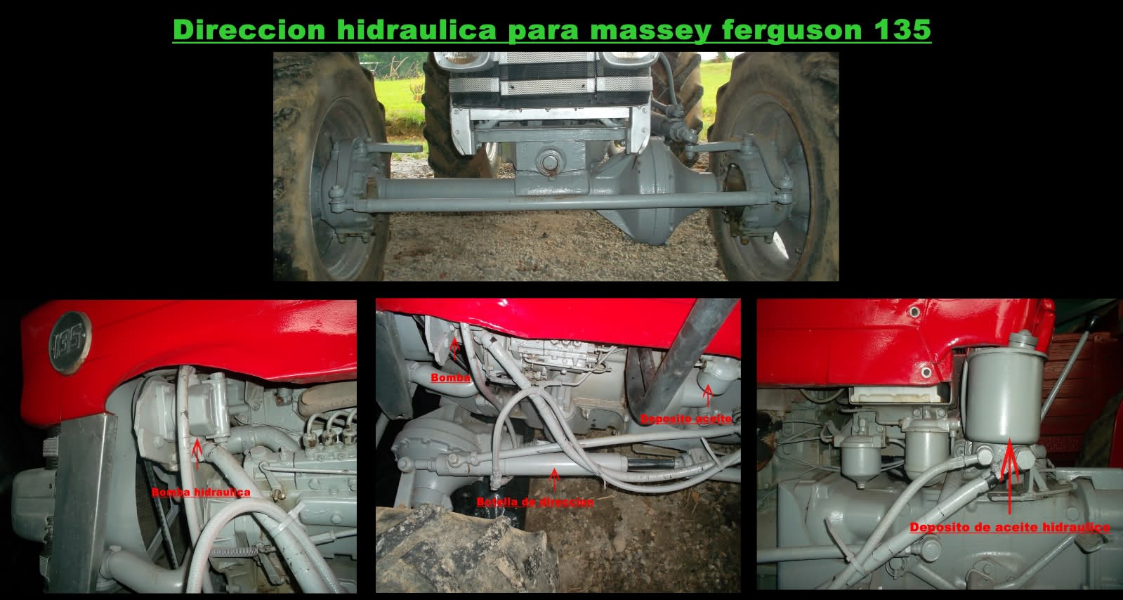Presentacion con Massey Ferguson 135 Ebro y dudas