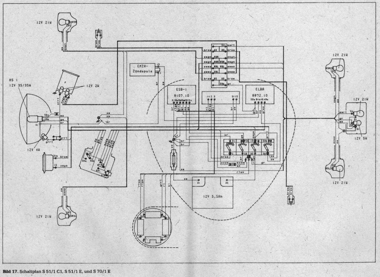 Simson S51 enduro electron