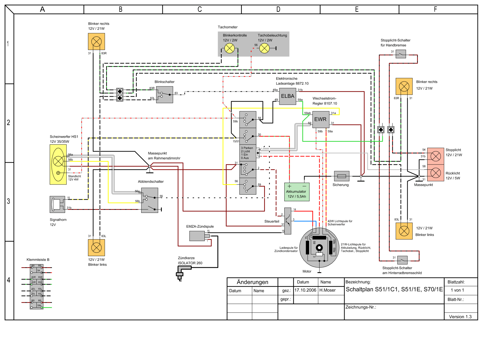 Simson S51 enduro electron