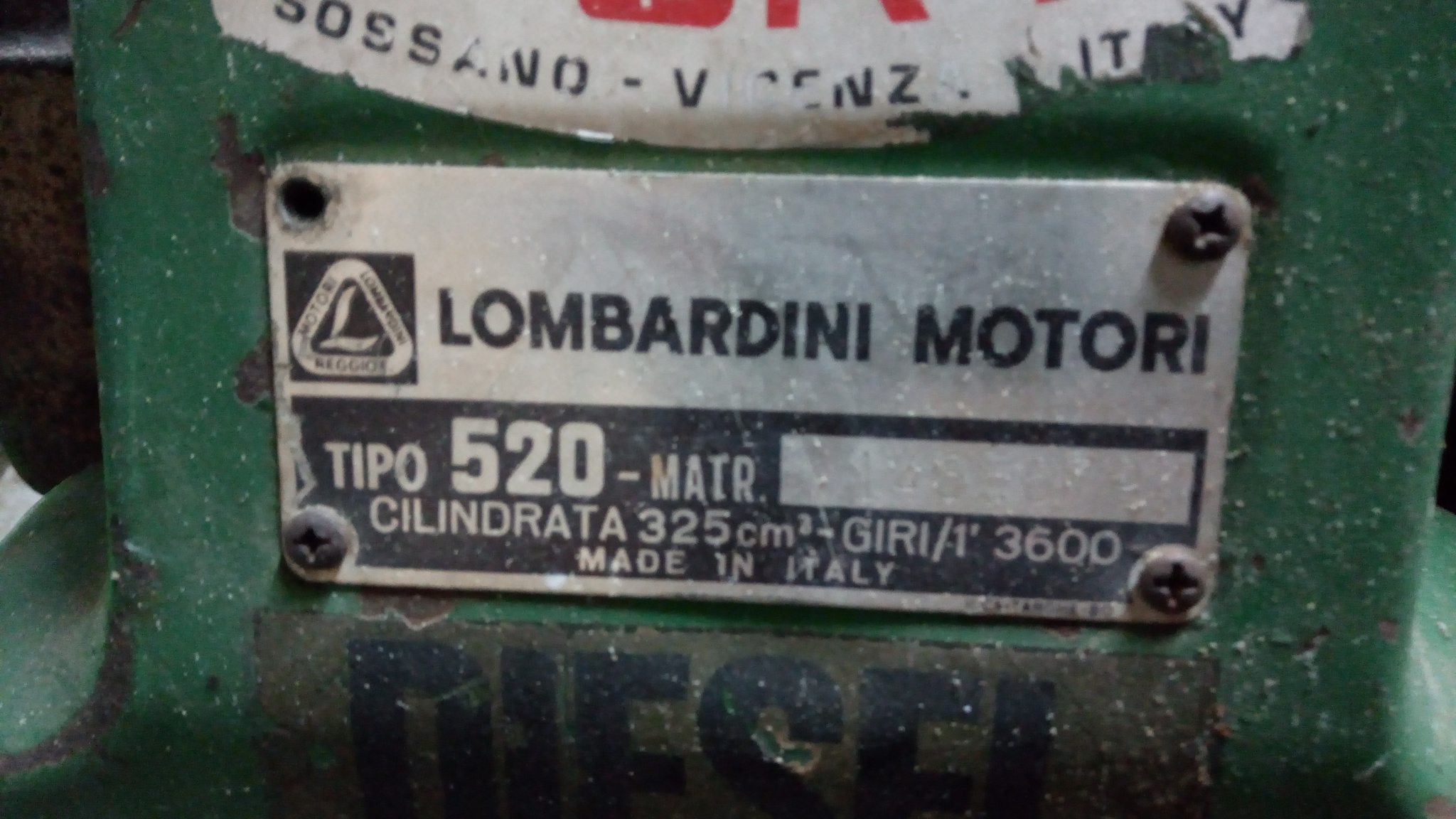 [Motocultor FORT] Con rotavator y motor Lombardini