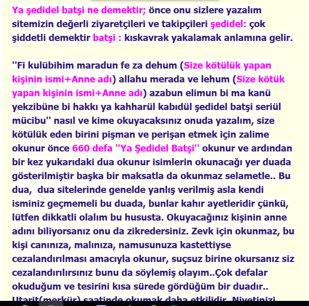 Zalime Karşı Okunacak Dualar