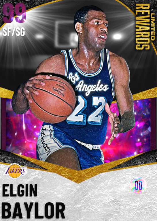 NBA 2K21 2KDB Dark Matter Elgin Baylor (99) Complete Stats